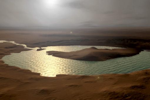 Марс, древние озёра